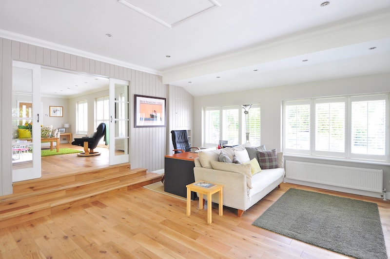 contemporary farmhouse living room