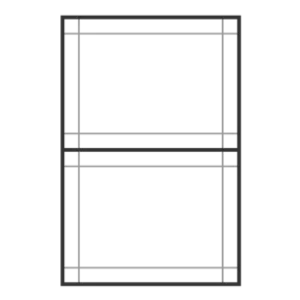 Prairie By Sash window grid pattern